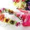 Colorful Flower Head Garland Small Cute Flower 100% Handmade Hawaii Head Wreath