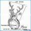 New Design personalized Punk Silver dear rings classic fashion Christmas rings