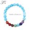 2016 high quality fashion blue stone beads women bracelets
