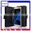Popular Black Wallet MOBILE PHONE CASE Double Layer PU Leather Case for Samsung Galaxy S7