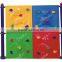 Children colorful artificial used rock climbing wall for sale
