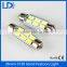 Hot selling 12v 36mm 6smd 5630 5730 auto led festoon Canbus dome light car Led Roof Lights