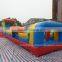 60feet Inflatable Obstacle Course for sale, cheap Inflatable slide and Obstacle challenge children bouncy playground