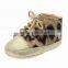 2016 new design baby leopard sports shoes