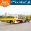 Titan detachable lowboys 3 4 axles tons used semi lowbed trailer with spare tire