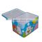 Portable tin cartoon kids money box with lock