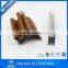 ISO certificated extruded aluminum door profile frame with anodize