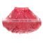 Hot sale wholesale children's boutique clothing girl party wear western dress puffy baby tutu skirt colorful design OEM