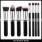 Best Seller 8pcs Fiber Kabuki Foundation Powder brush Portable makeup brush kit with gift bag