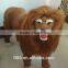 realistic fur lion themed gifts small life sized plastic animals