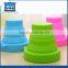 plastic injecton molding for silicone travel collapsible cup