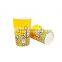 Custom printed paper popcorn bucket, packaging for popcorn, cup of popcorn