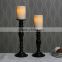 Ivory Flameless Pillar Candles with Timers