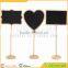 10 Pcs Mini Wood Blackboard Chalkboard Easel With Stand And Sturdy Thick Base