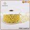 sheer polyester mesh fabric flower packing decorative ribbon trim