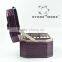 Purple Small Portable Travel Leather Jewelry Box, Gift for wedding & Party