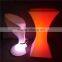 commercial fashion Illuminate growing lighting waterproof LED stool with table for night club/pub/home