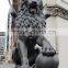 Customed Modern Garden Sculpture Bronze Lion With Wings Statue
