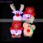 2016 new product Cheap Flashing Christmas Brooch Pin Badge Xmas Day Jewellery Present Gift