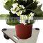 Garden steel flower stand pot trolley for moving
