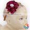 2016 Newest Baby Girls Hair Clasp Flower Pattern Hair Clasp With Jewel Fashion Decorative Girls Hair Hoop