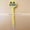 Kids plush emoji QQ face pen cheap cute gift pen