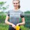 Custom Women Seamless Nylon Yoga T Shirt