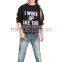 high quality soft comfort pure cotton kids girls oversized sweatshirt pullover