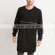 Wholesale make your own crew neck black tall sweatshirts mens sweatshirts
