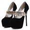 2017 Lady Fashion High Heel Christmas Shoes