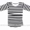 Wholesale Children's Boutique Clothing Stripe Long Sleeve T Shirt Warm T-Shirt Baby Clothes