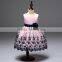 New arrival kids embroidered dress latest party wear dresses for girls#L9056