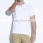 High Quality Custom Cotton Slim Fit Plain White Polo T-shirt
