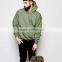 Customized light green mens causual hoodies