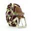 Fashion Ladies Lastest Women Western Web Belt Braided