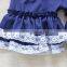 Boutique wholesale baby denim ruffle lovely shorts summer infant toddler girl shorts