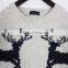 2017 White Pullover Winter Custom Deer Christmas Ugly Sweater for Wholesale