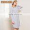 Qianxiu Low MOQ Colorful Cheap Cotton Striped Nightgown