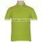 polyester green t-shirt polo neck pique fabric