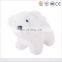 Custom made kids white plush mini teddy polar bear toys