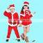 Long Sleeve Kid Santa Claus Suit and Dress for Christmas day, kids christmas party dresses