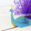 3D Pop Up Cards, Wimaha Peacock Thank You Card Greeting Cards in Chinese Paper Cutting Creative Pop-up Cards,15cm x 15cm