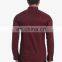 New arrival man shirt custom maroon color shirt adult ruffle raglan shirt high quality dress shirt man wholesale