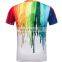 2017 New arrival latest design 3d digital print dry fit shirts wholesale cheap custom t shirt