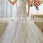 fancy evening llusion elegance layerd bridal gown