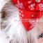 Christmas kids bow feather hair band festival baby headband children's hair accessories