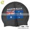 Wholesale adult child customized customer LOGO silicone swimming caps