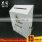 Factory custom pmma plexiglass charity bin money box acrylic donation box