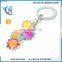 fashion keychain/key ring /silicone hang decoration with very cute model