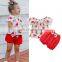 Baby Lace Top And Short Set 2pcs Toddler Clothing Girl Summer Outfit